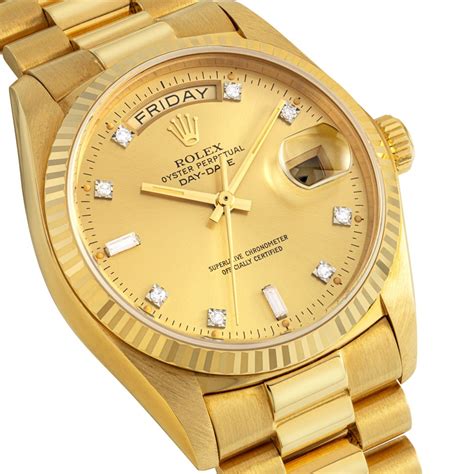 rolex day and date gold price